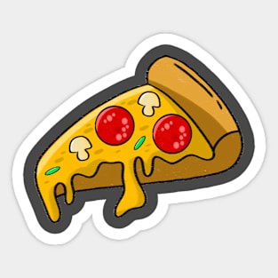 Cheezy Pizza Sticker